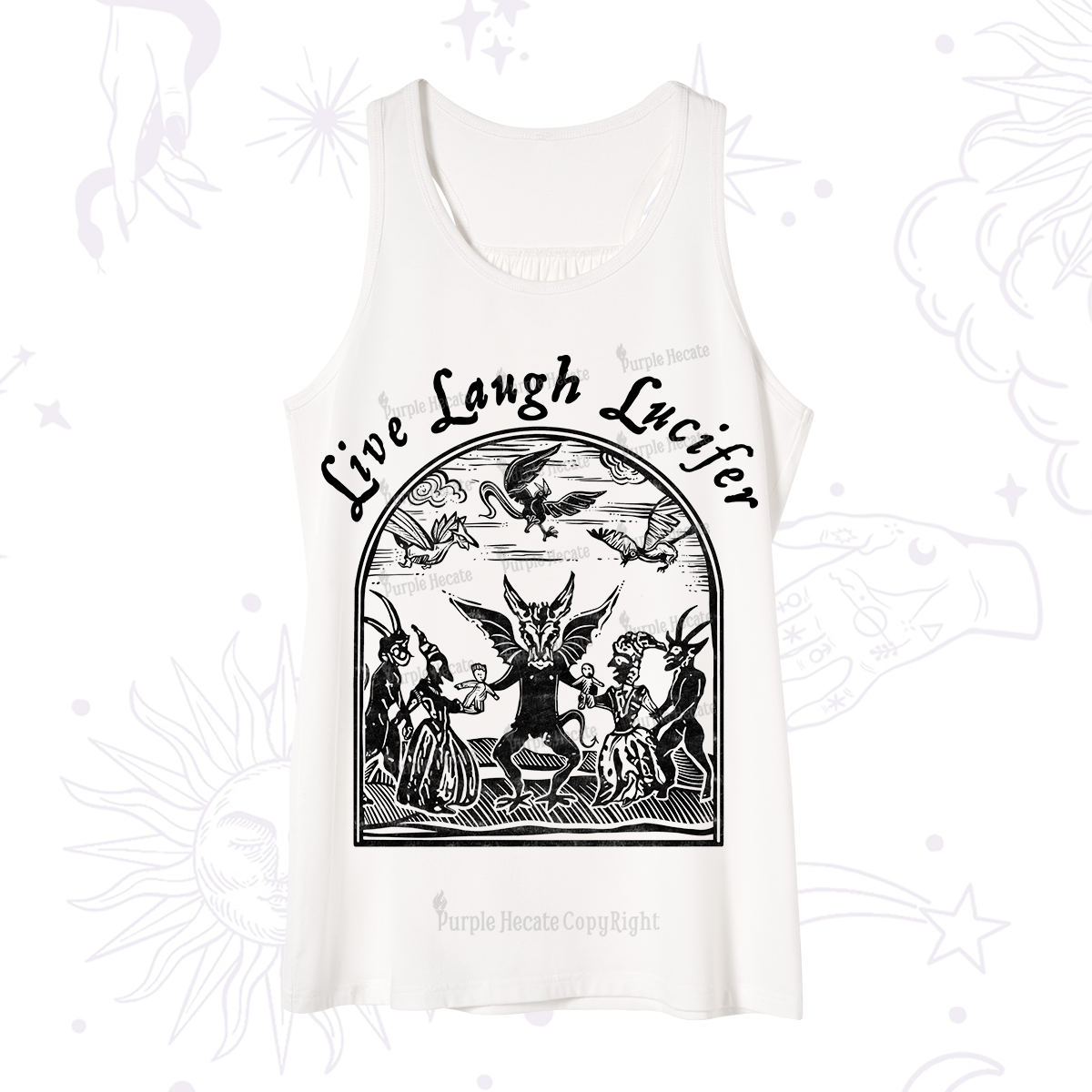 Purplehecate Live Laugh Lucifer Tank