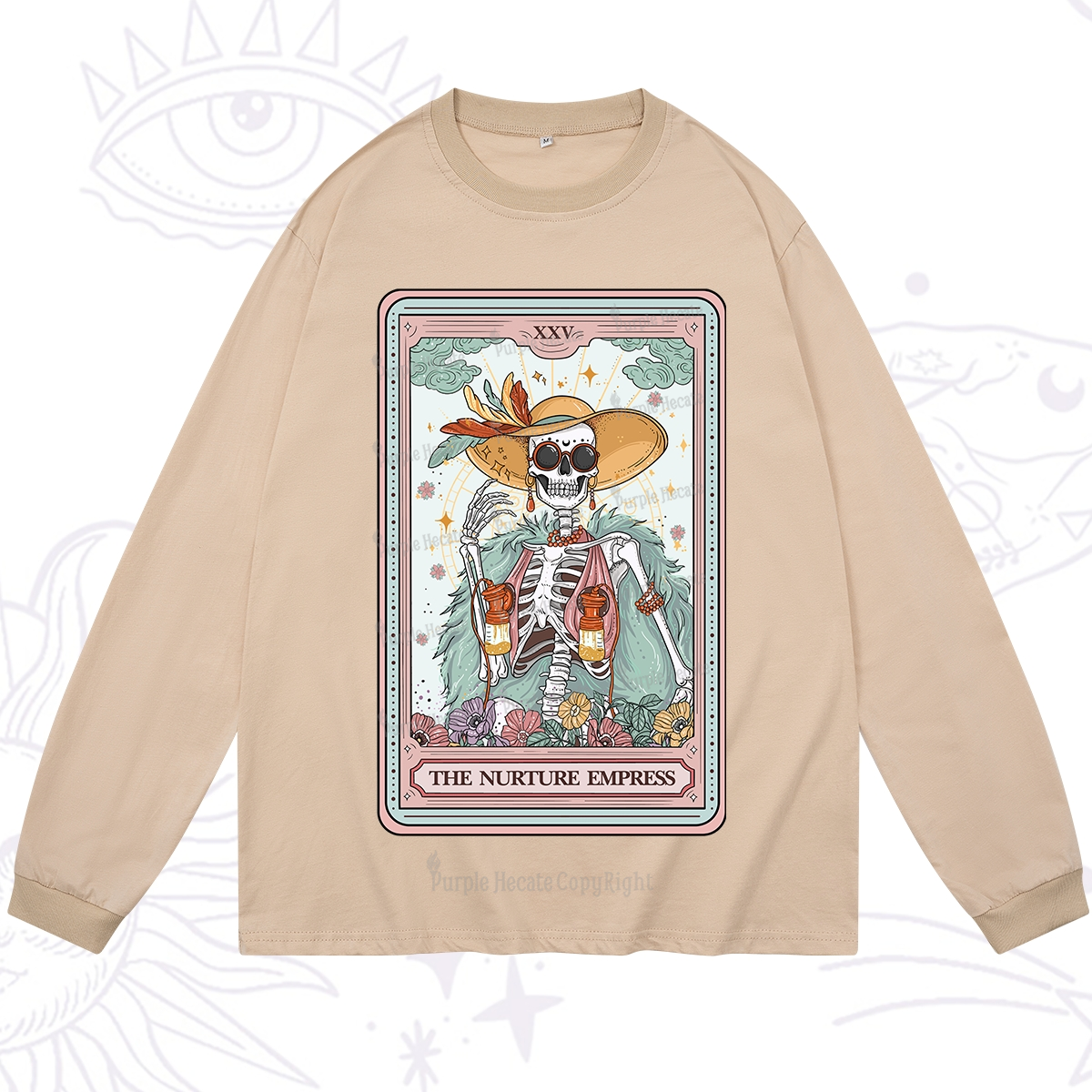 Purplehecate The Breast Pump Tarot Long Sleeve T-Shirt