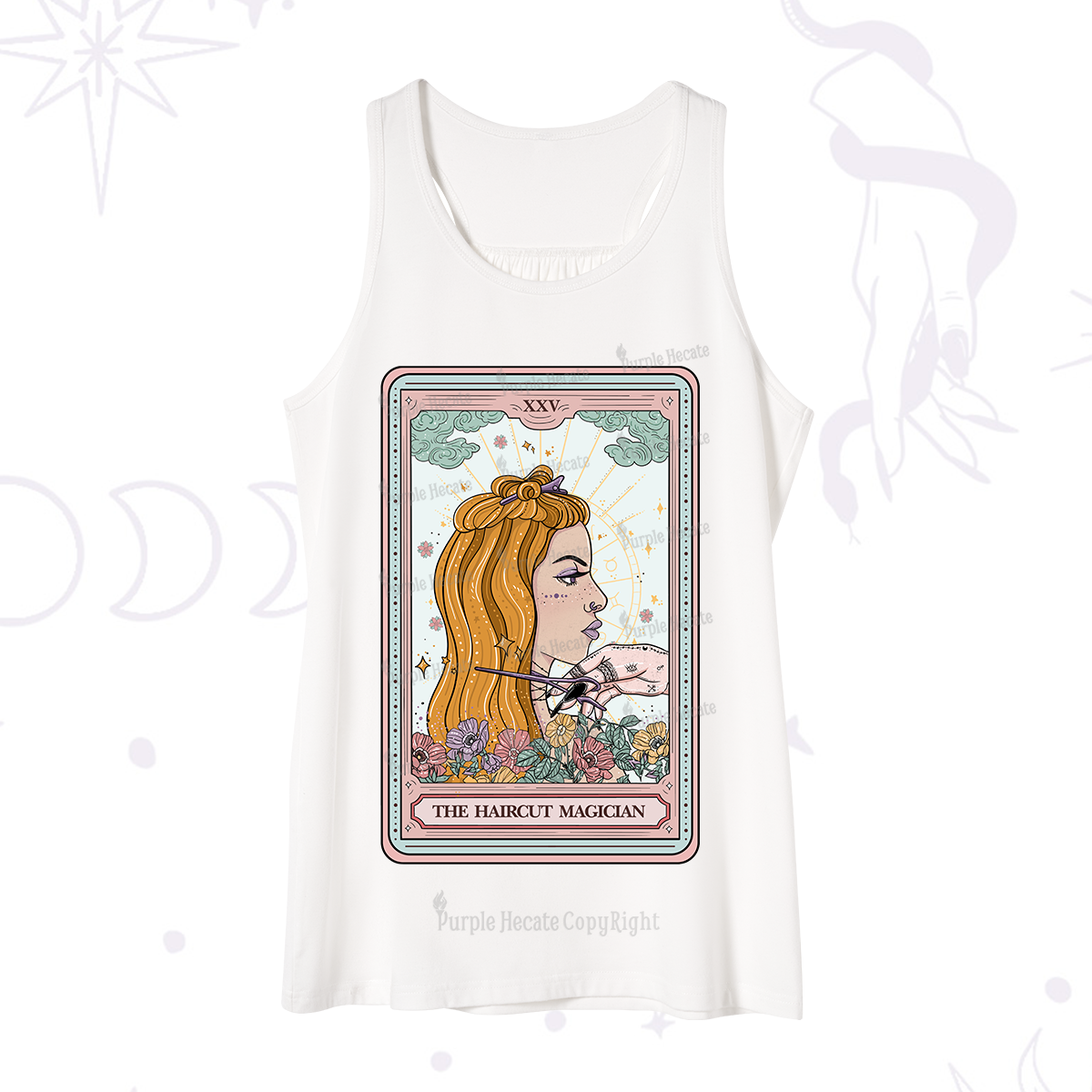 Purplehecate The Haircut Magician Tarot Tank
