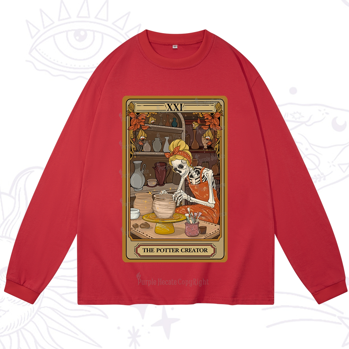 Purplehecate The Potter Tarot Long Sleeve T-Shirt
