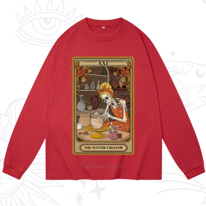 Purplehecate The Potter Tarot Long Sleeve T-Shirt