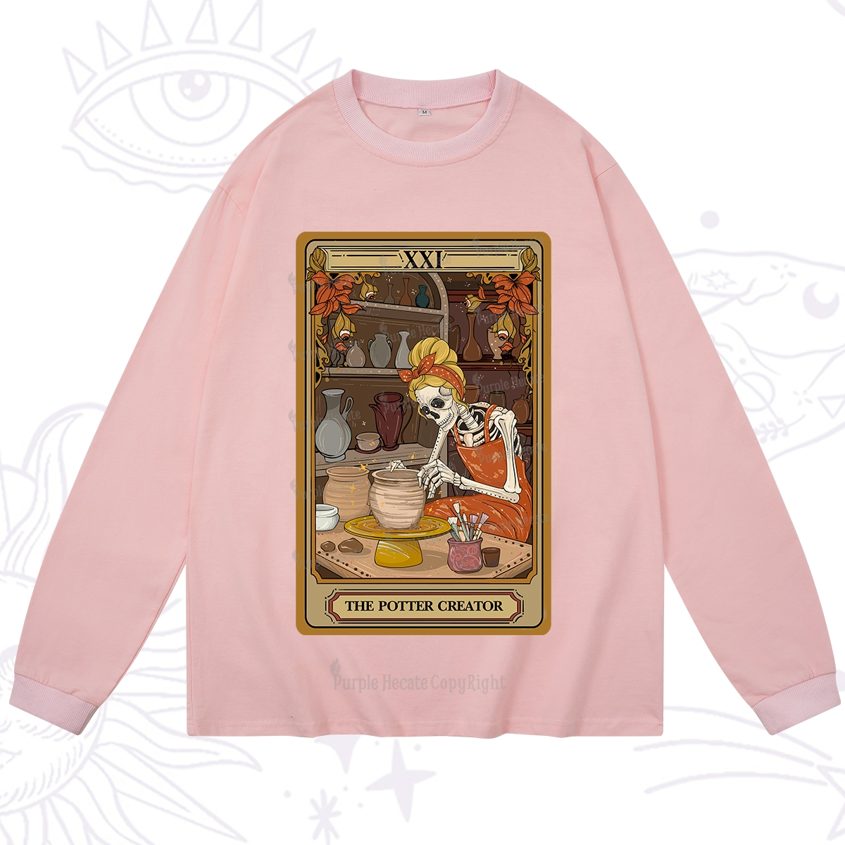Purplehecate The Potter Tarot Long Sleeve T-Shirt