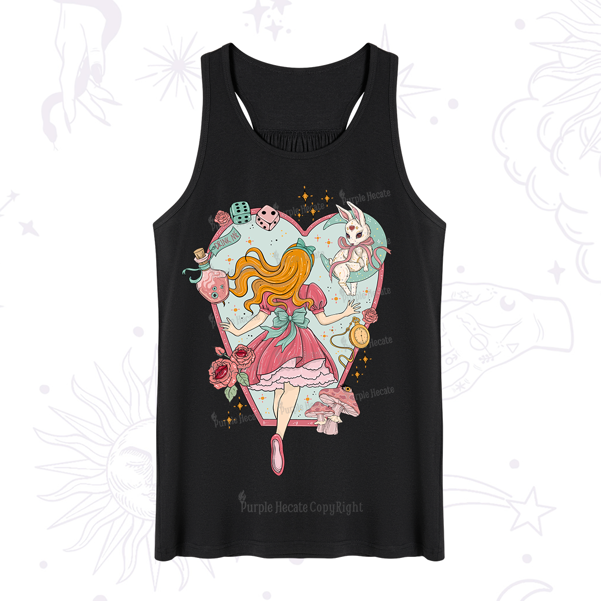 Purplehecate Alice's Secret Garden Tank