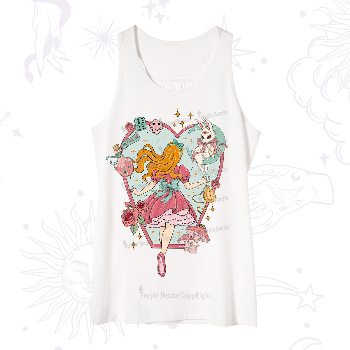 Purplehecate Alice's Secret Garden Tank