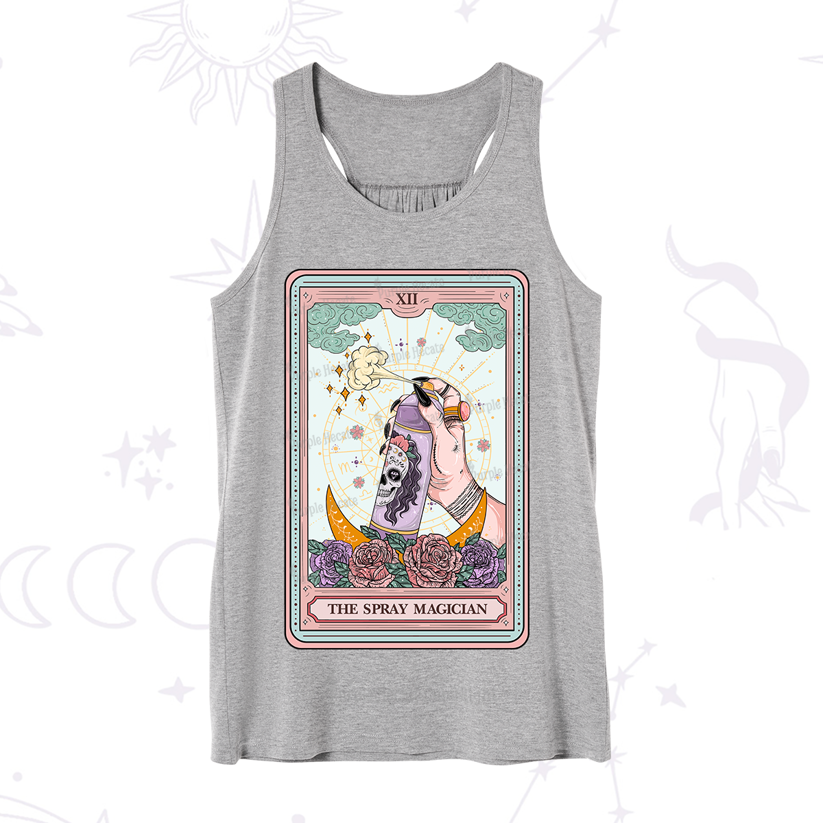 Purplehecate The Spray Magician Tarot Card Tank