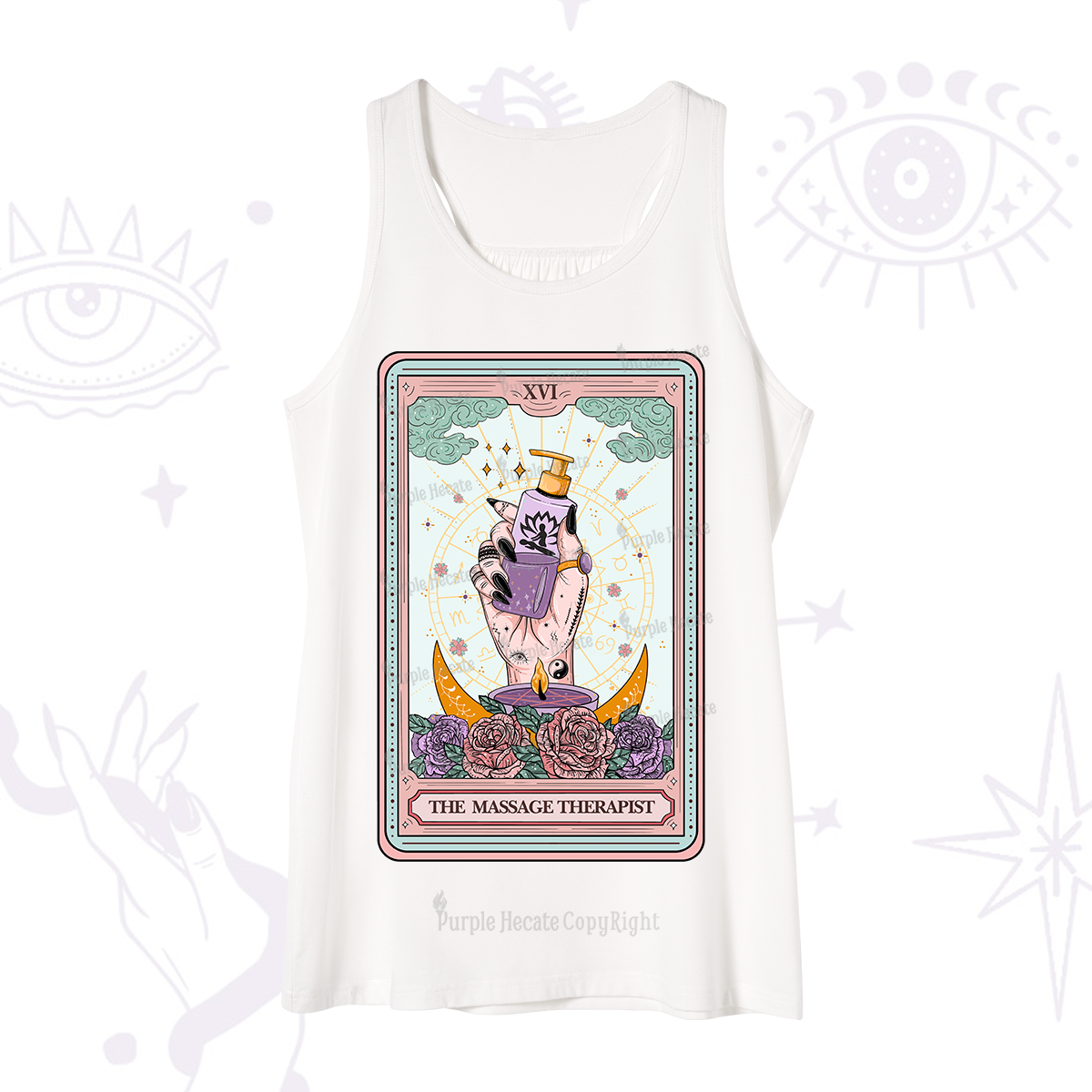 Purplehecate The Massage Therapist Tarot Card Tank