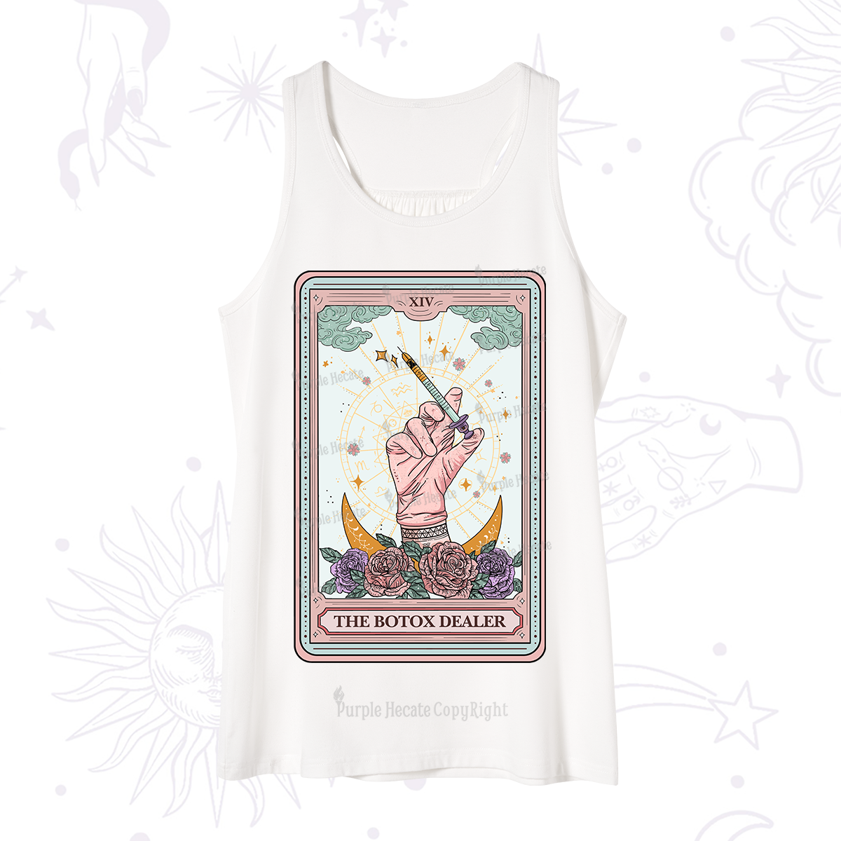 Purplehecate The Botox Dealer Tarot Card Tank