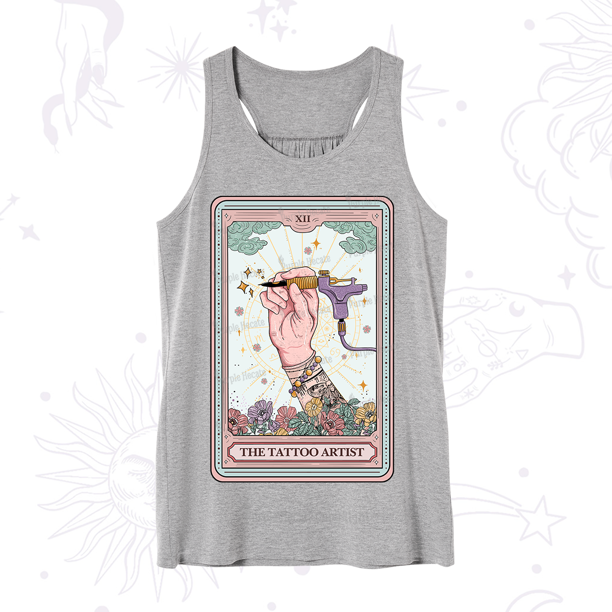 Purplehecate The Tattoo Artist Tarot Card Tank