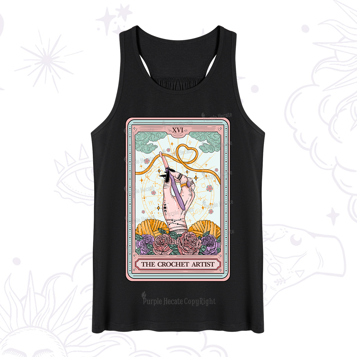 Purplehecate The Crochet Artist Tarot Card Tank