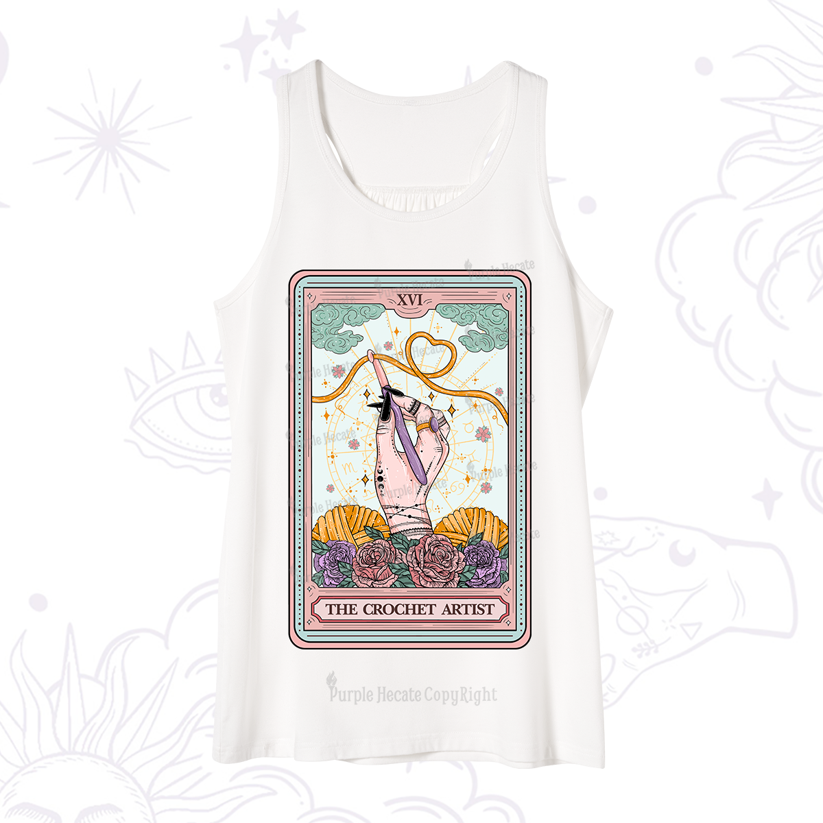 Purplehecate The Crochet Artist Tarot Card Tank