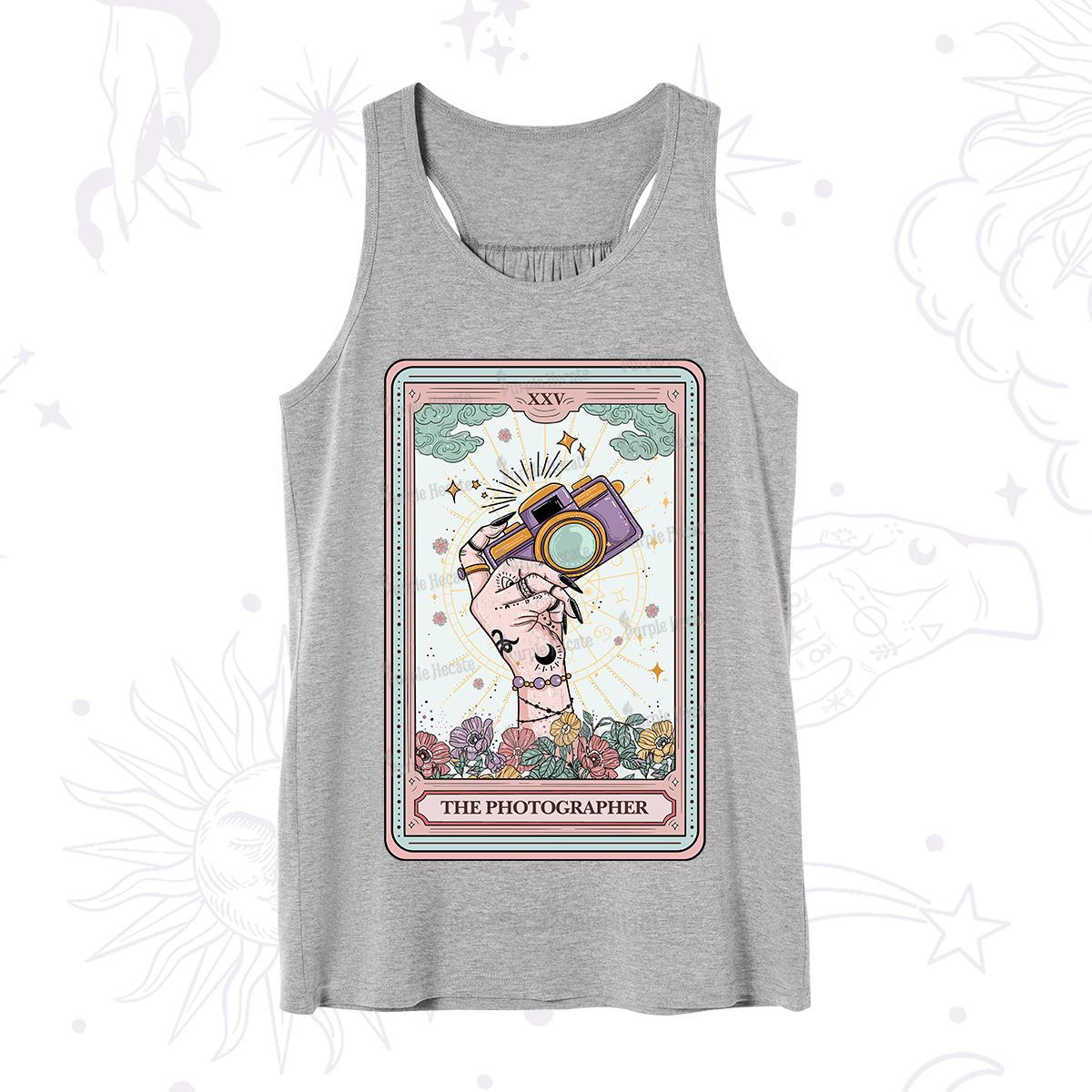 Purplehecate The Photographer Tarot Card Tank