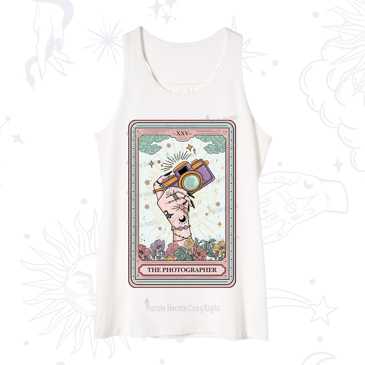 Purplehecate The Photographer Tarot Card Tank