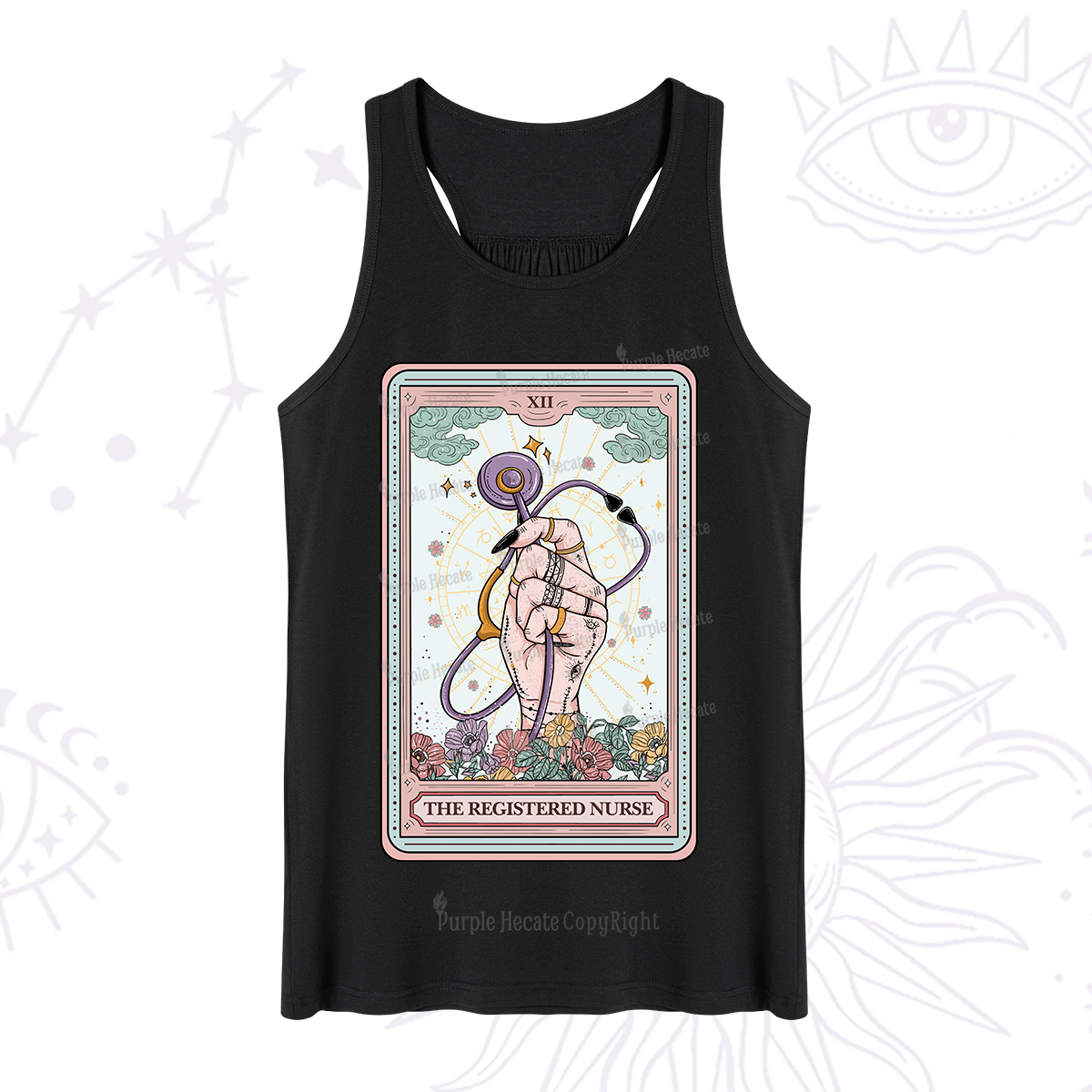 Purplehecate The Registered Nurse Tarot Card Tank