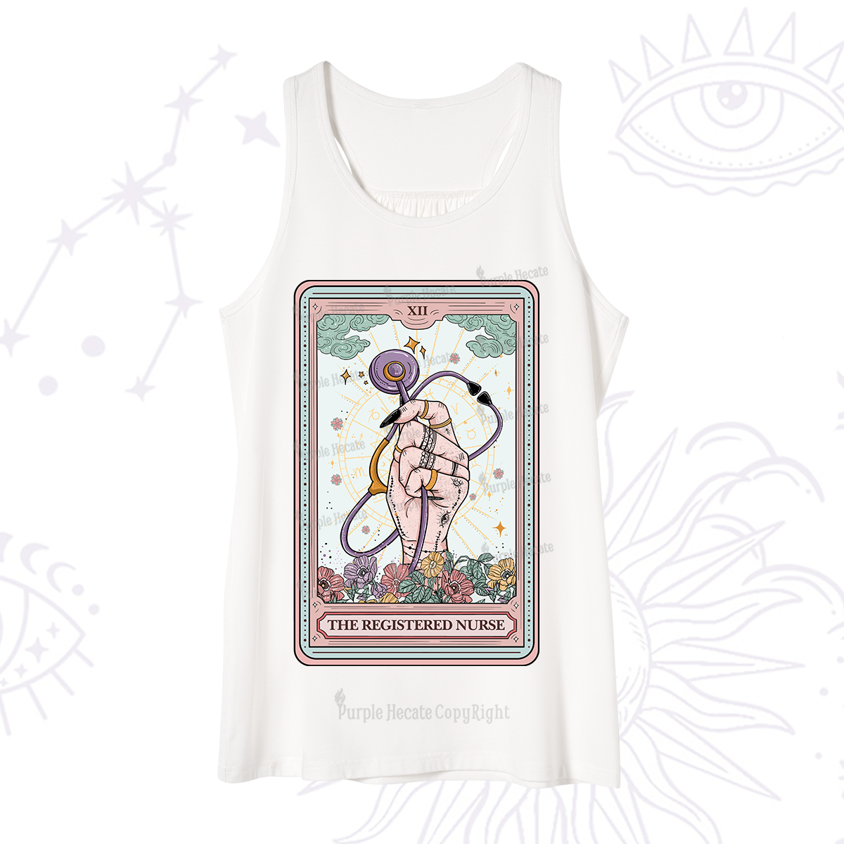 Purplehecate The Registered Nurse Tarot Card Tank