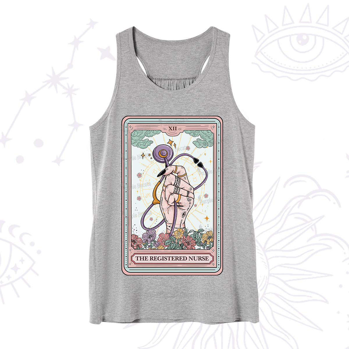 Purplehecate The Registered Nurse Tarot Card Tank