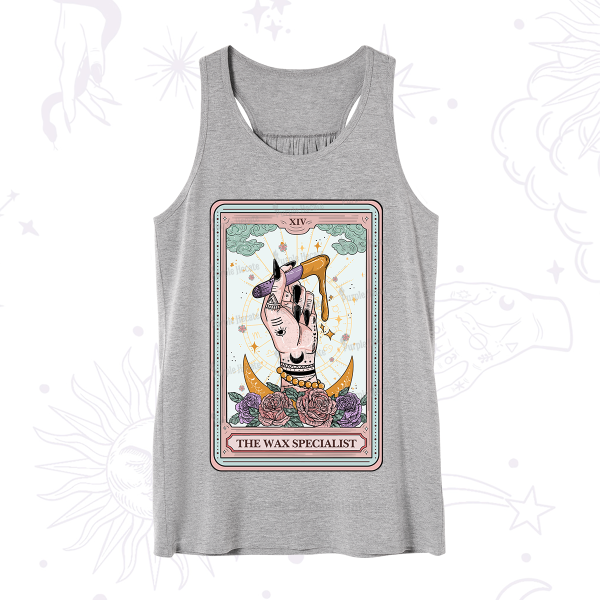 Purplehecate The Wax Specialist Tarot Card Tank