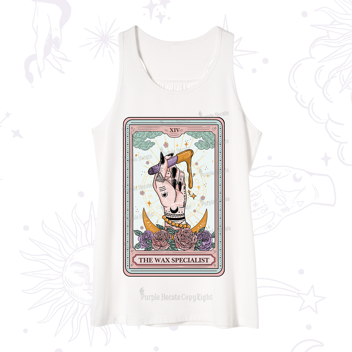 Purplehecate The Wax Specialist Tarot Card Tank