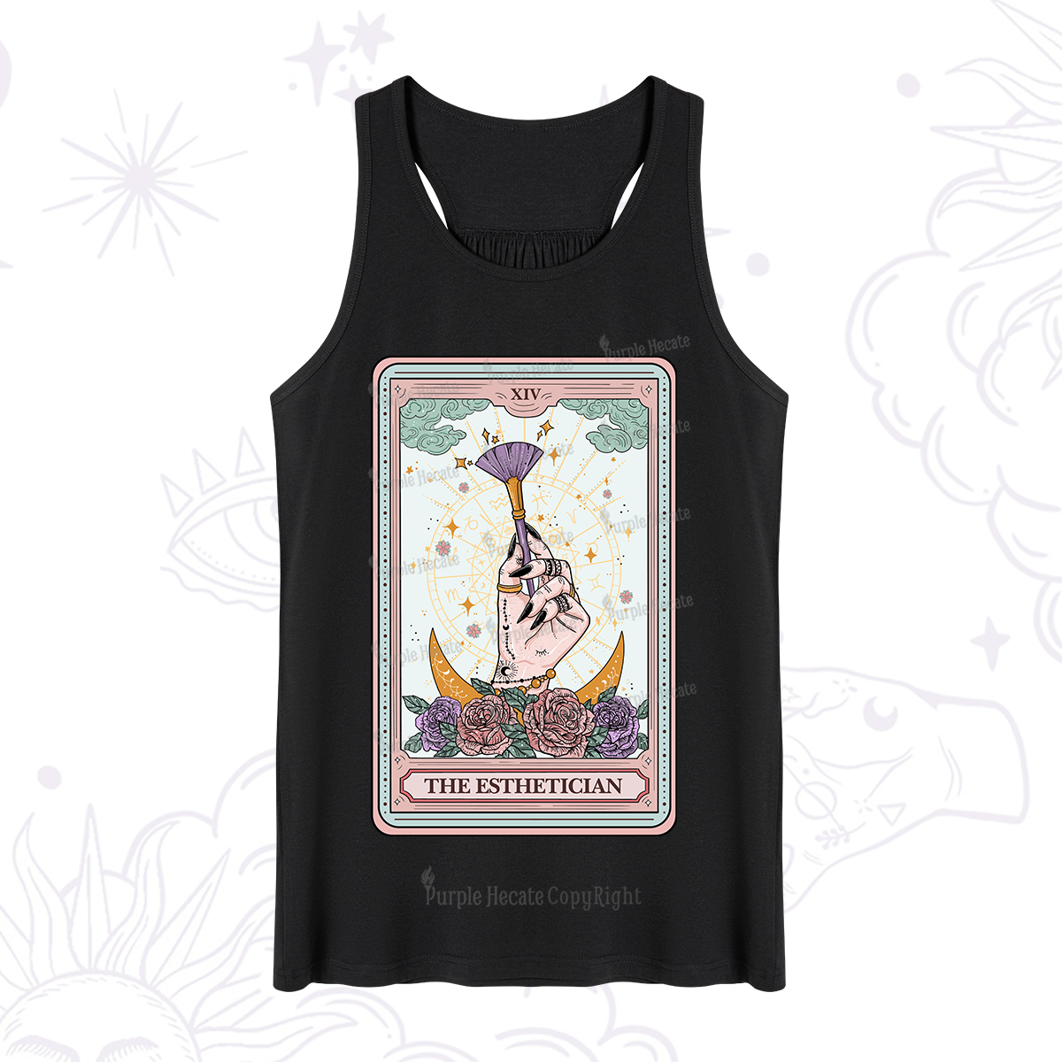 Purplehecate The Esthetician Tarot Card Tank