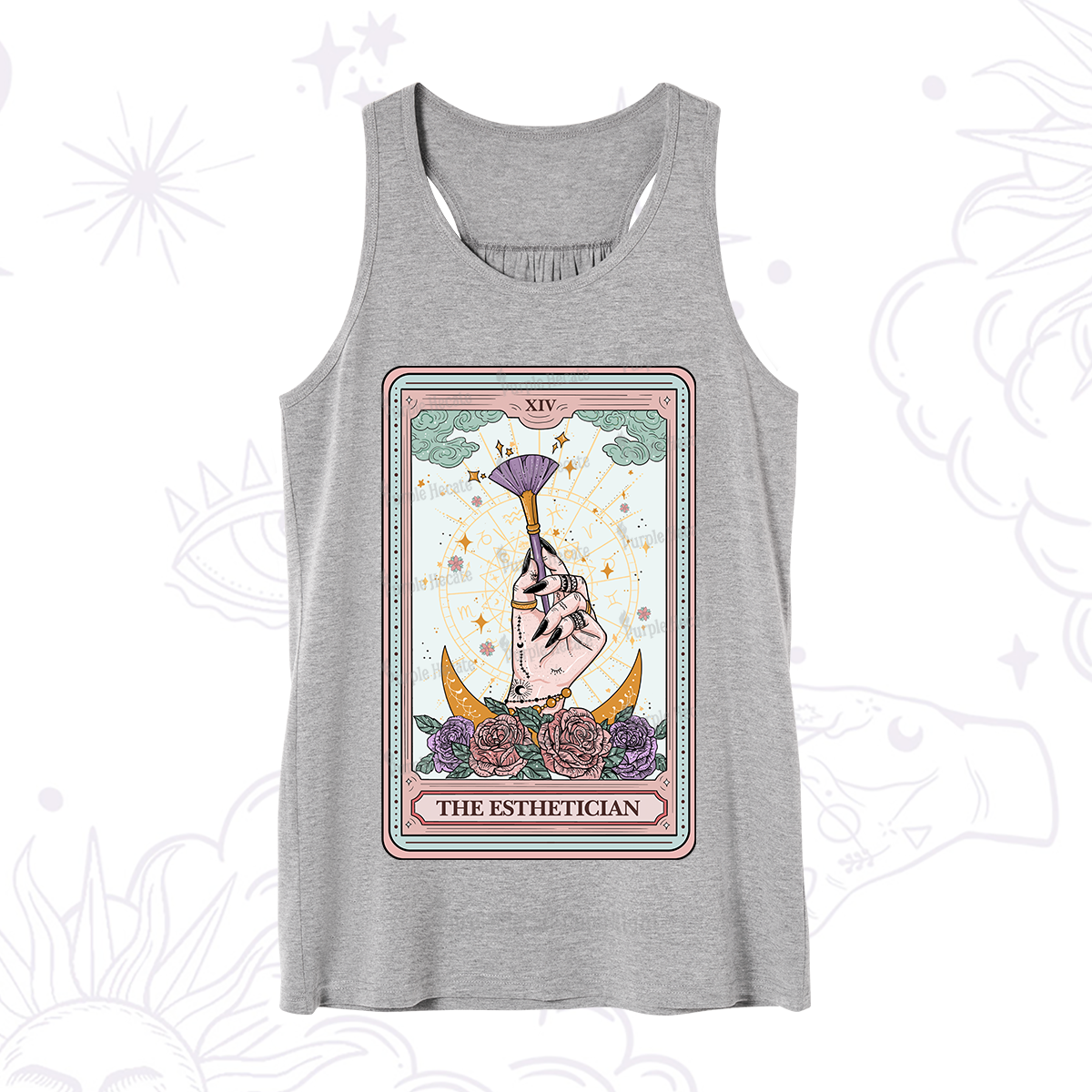 Purplehecate The Esthetician Tarot Card Tank