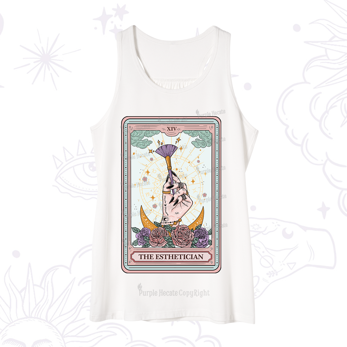 Purplehecate The Esthetician Tarot Card Tank