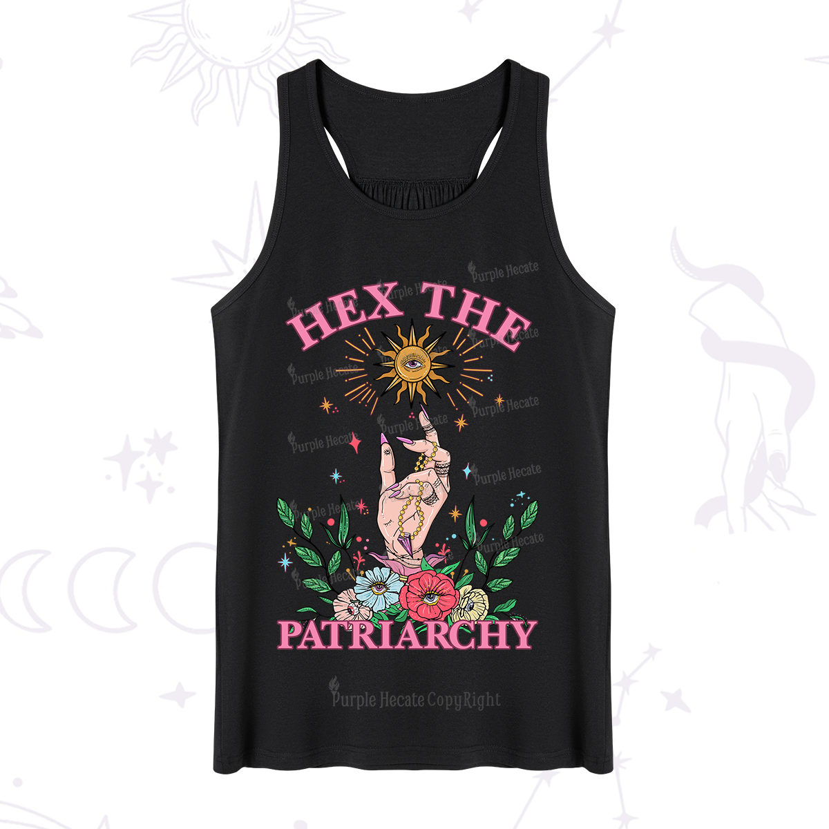 Purplehecate Hex The Patriarchy Witchy Tank