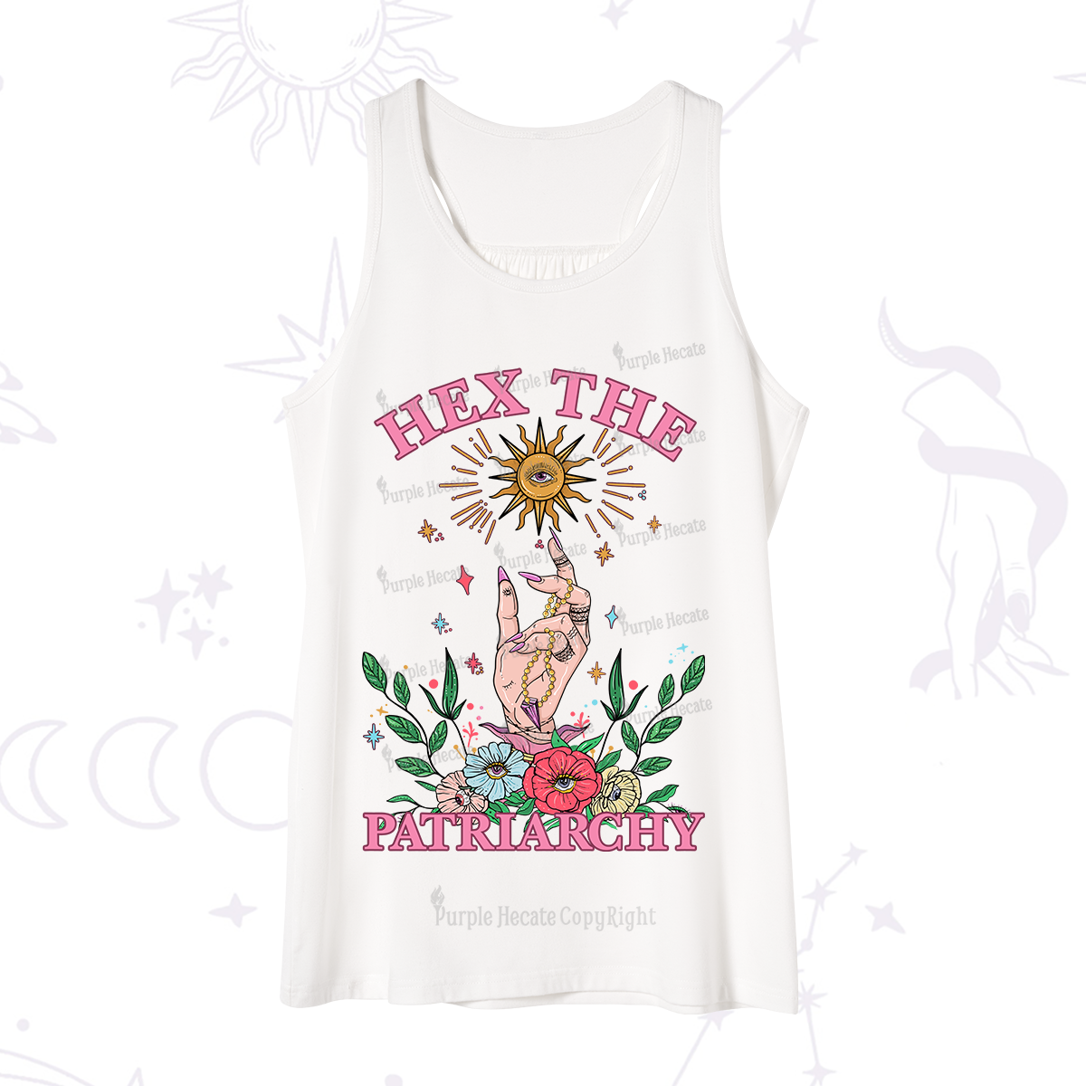 Purplehecate Hex The Patriarchy Witchy Tank