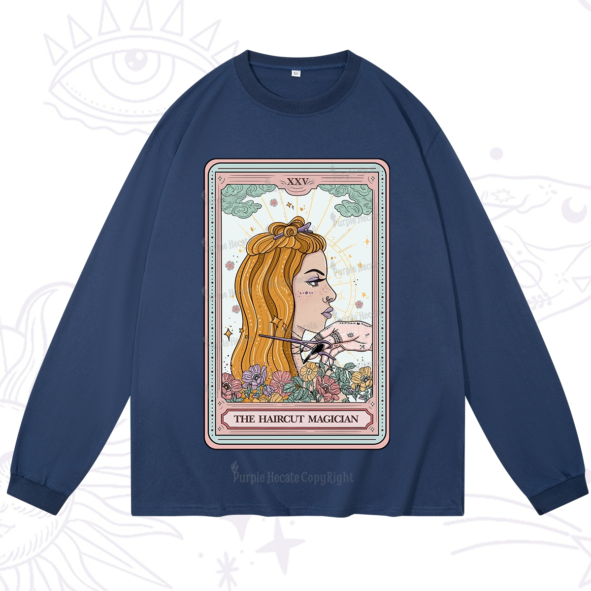 Purplehecate The Haircut Magician Tarot Long Sleeve T-Shirt