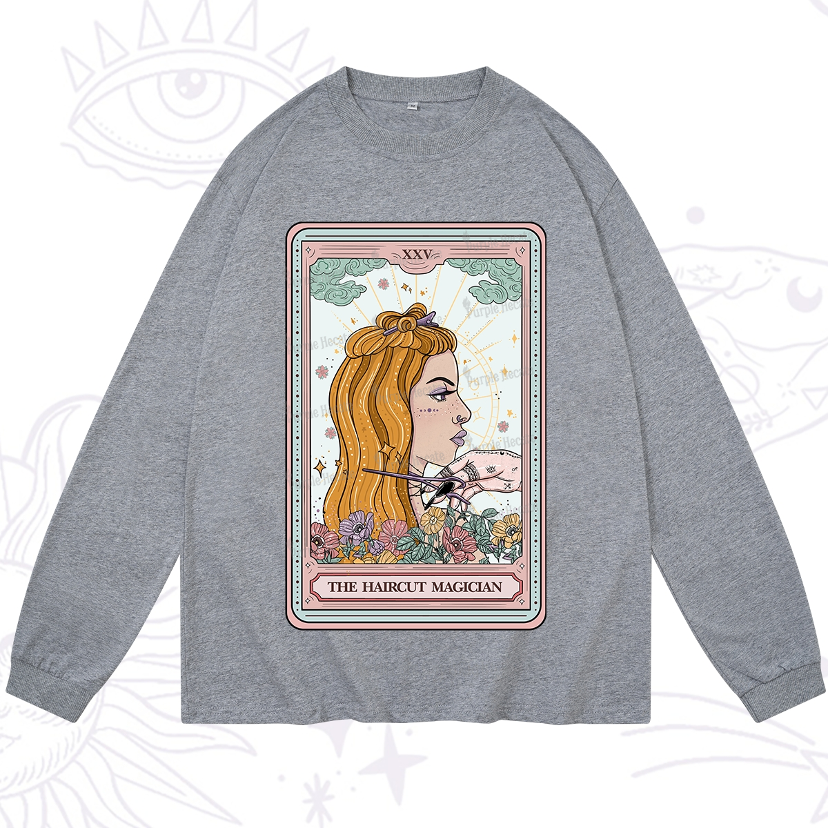 Purplehecate The Haircut Magician Tarot Long Sleeve T-Shirt