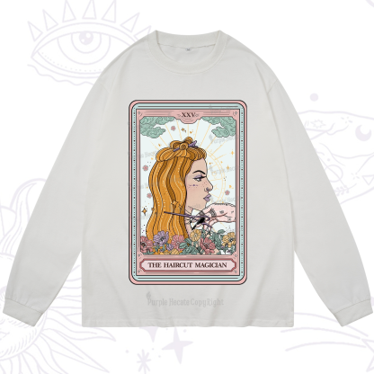 Purplehecate The Haircut Magician Tarot Long Sleeve T-Shirt