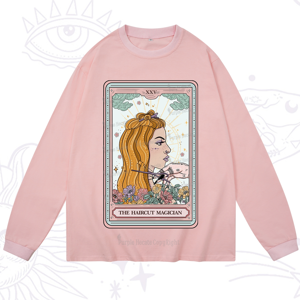 Purplehecate The Haircut Magician Tarot Long Sleeve T-Shirt
