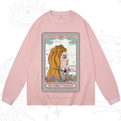 Purplehecate The Haircut Magician Tarot Long Sleeve T-Shirt