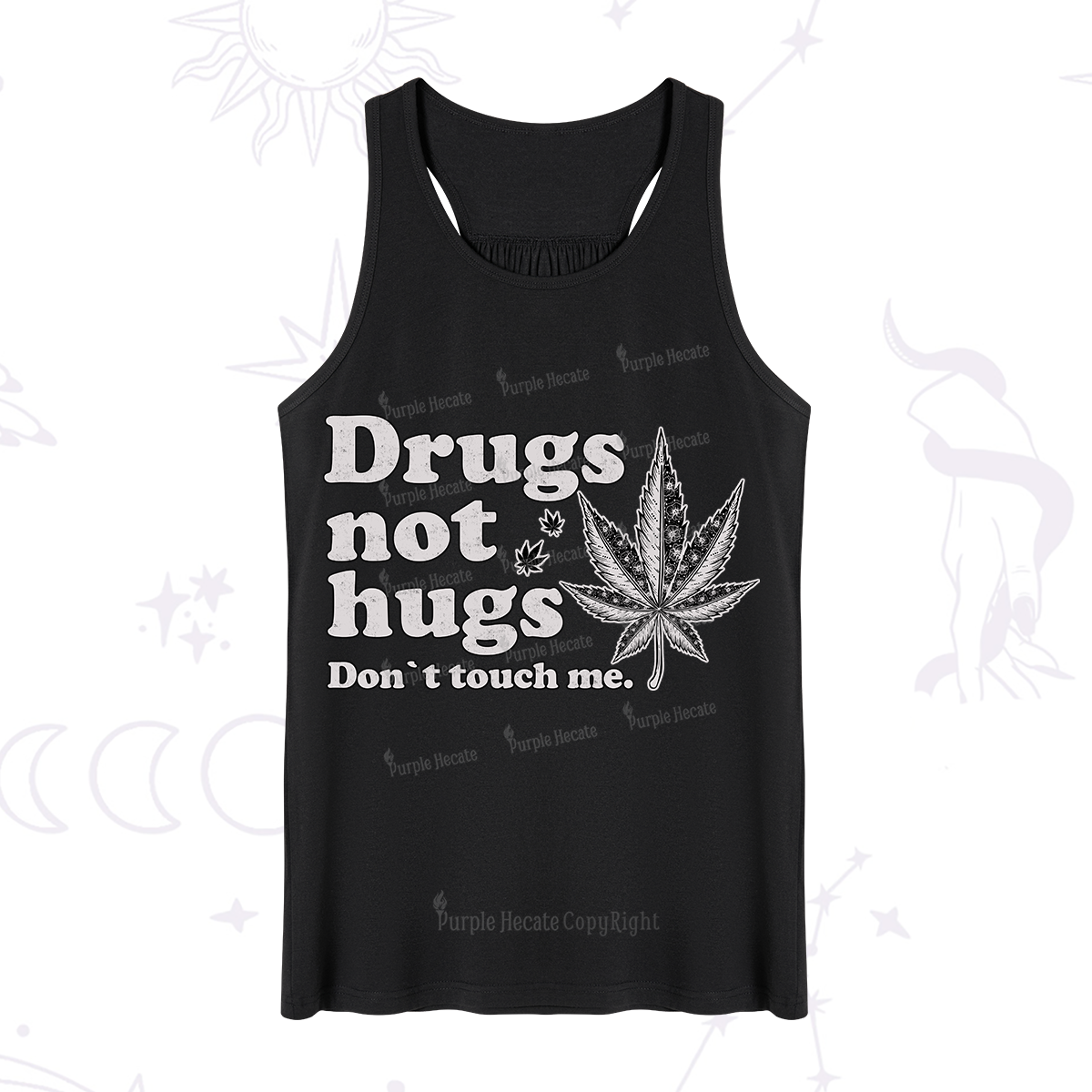 Purplehecate Don't Touch Me Tank