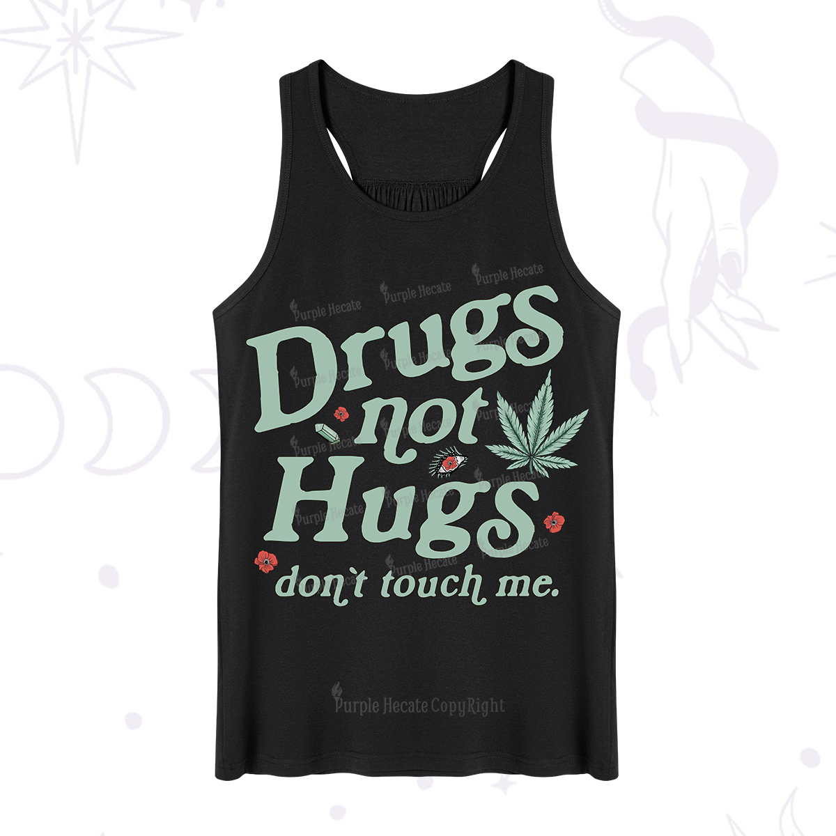 Purplehecate Sarcastic Weed Tank