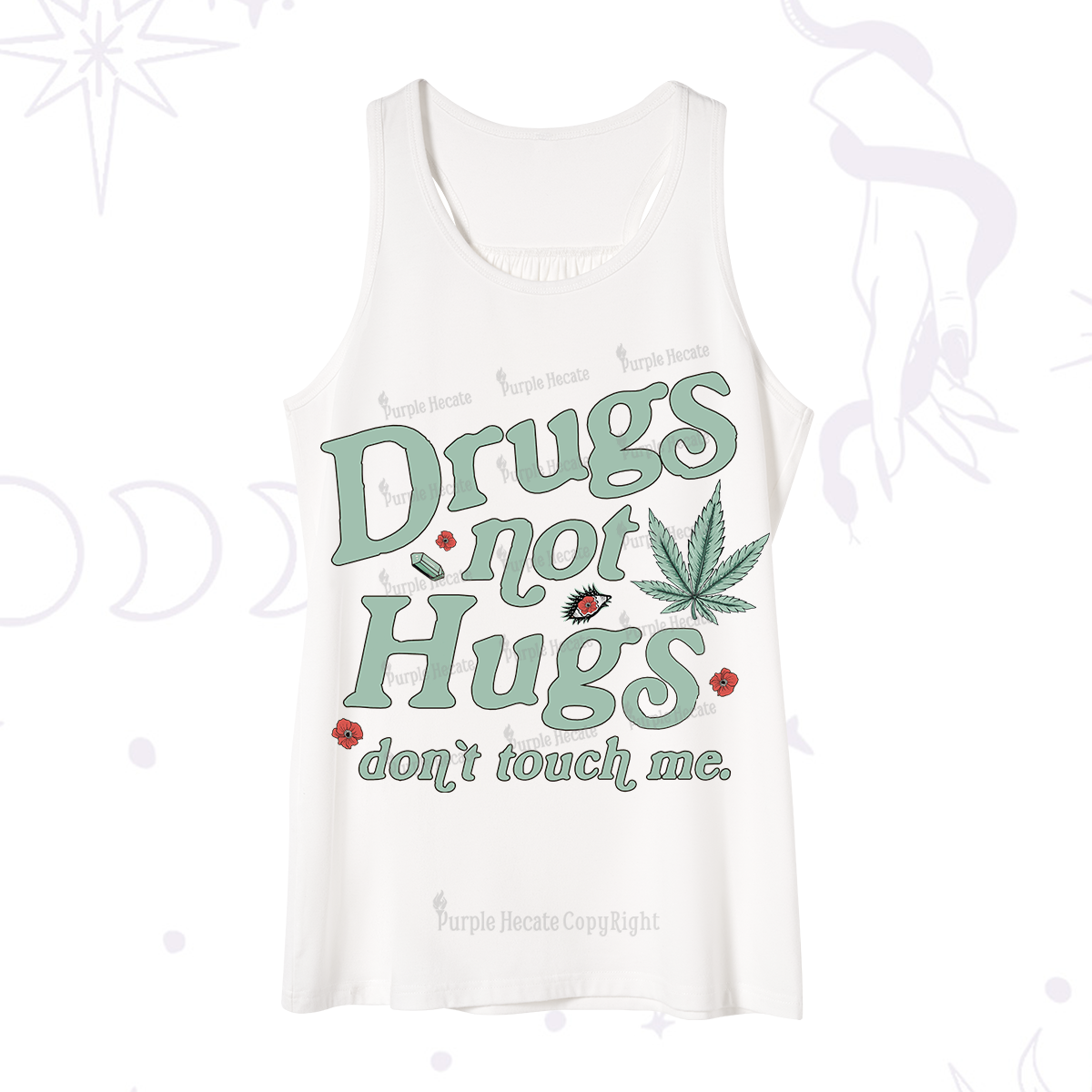 Purplehecate Sarcastic Weed Tank