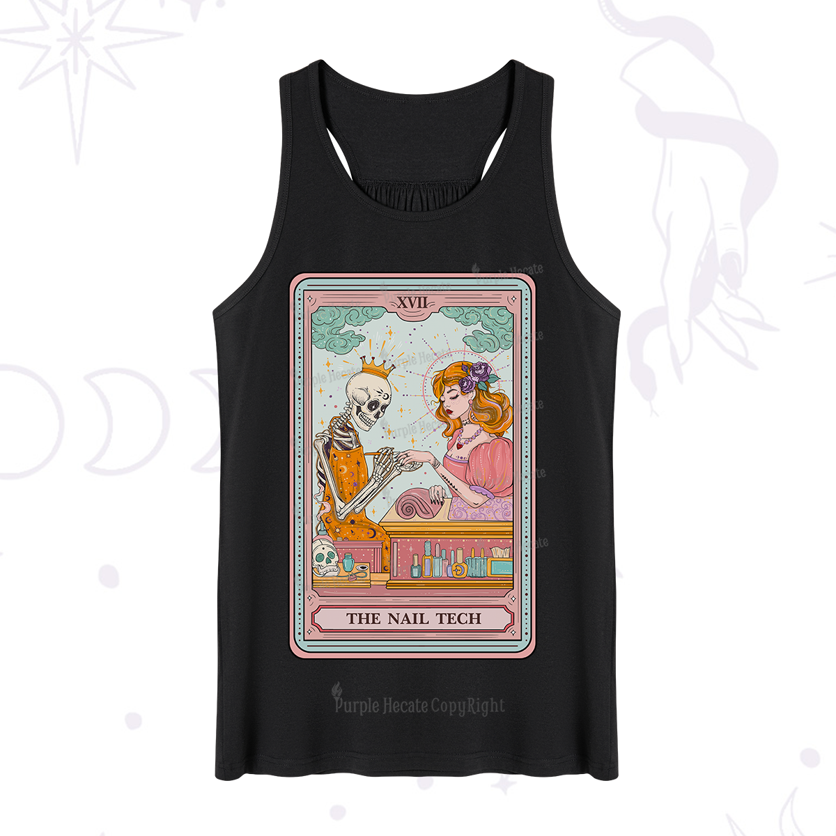 Purplehecate The Nail Tech Life Tarot Tank
