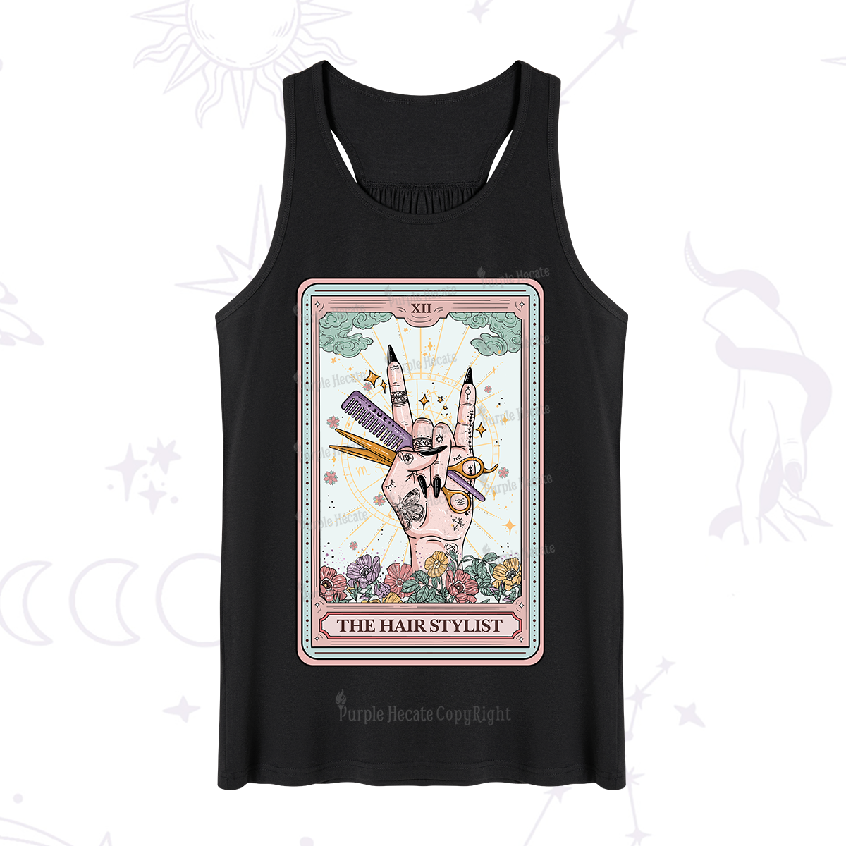 Purplehecate The Hair Stylist Tarot Tank