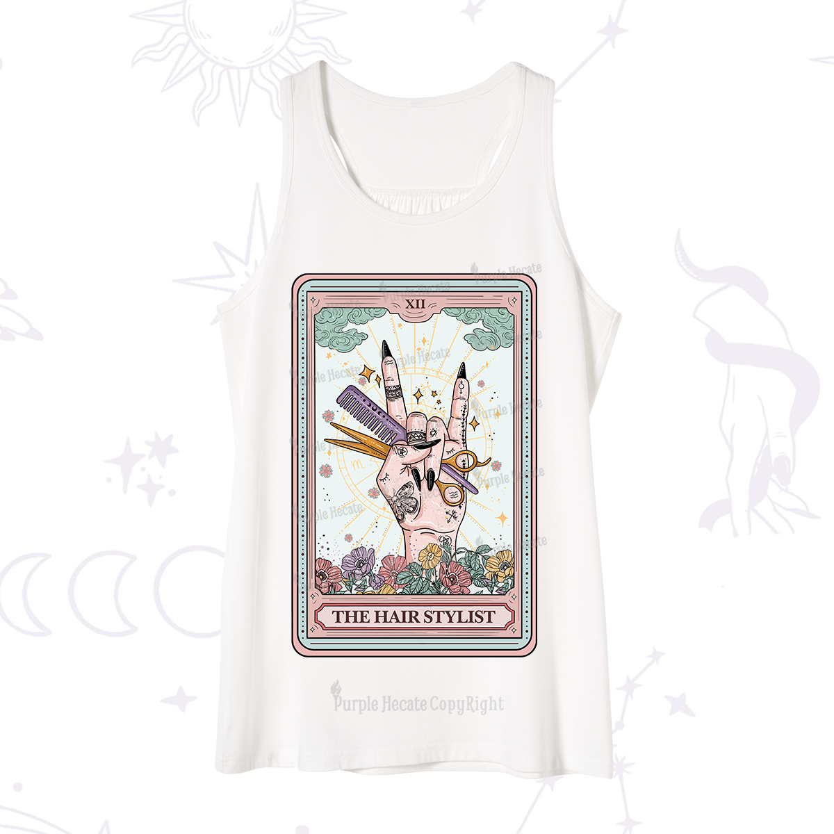 Purplehecate The Hair Stylist Tarot Tank