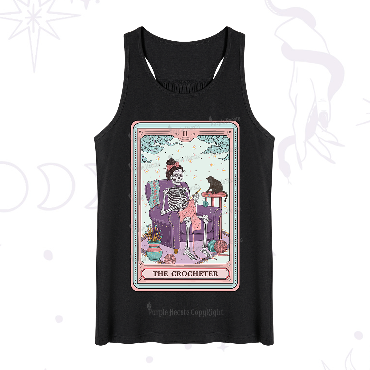 Purplehecate The Crocheter Tarot Tank