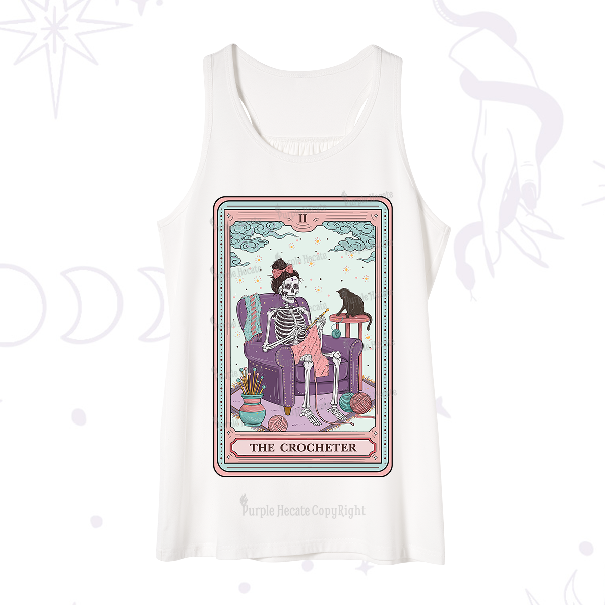Purplehecate The Crocheter Tarot Tank