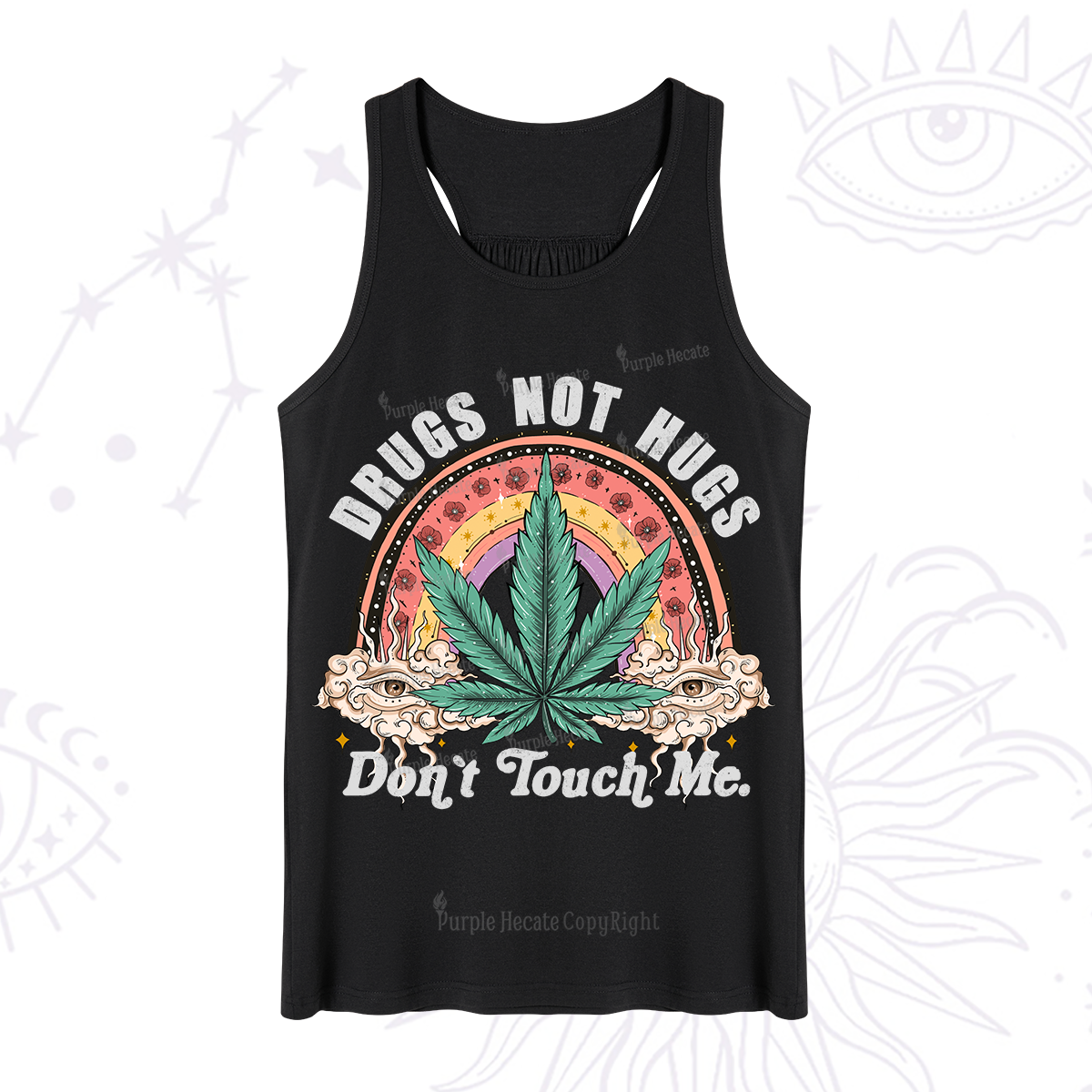 Purplehecate Drugs Not Hugs Tank