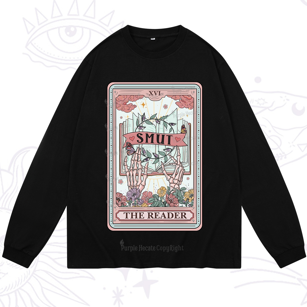Purplehecate The Smut Reader Tarot Long Sleeve T-Shirt