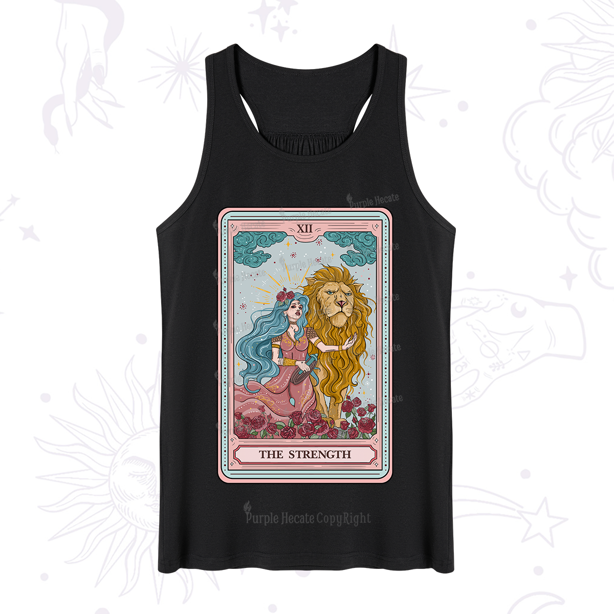 Purplehecate The Strength Tarot Tank