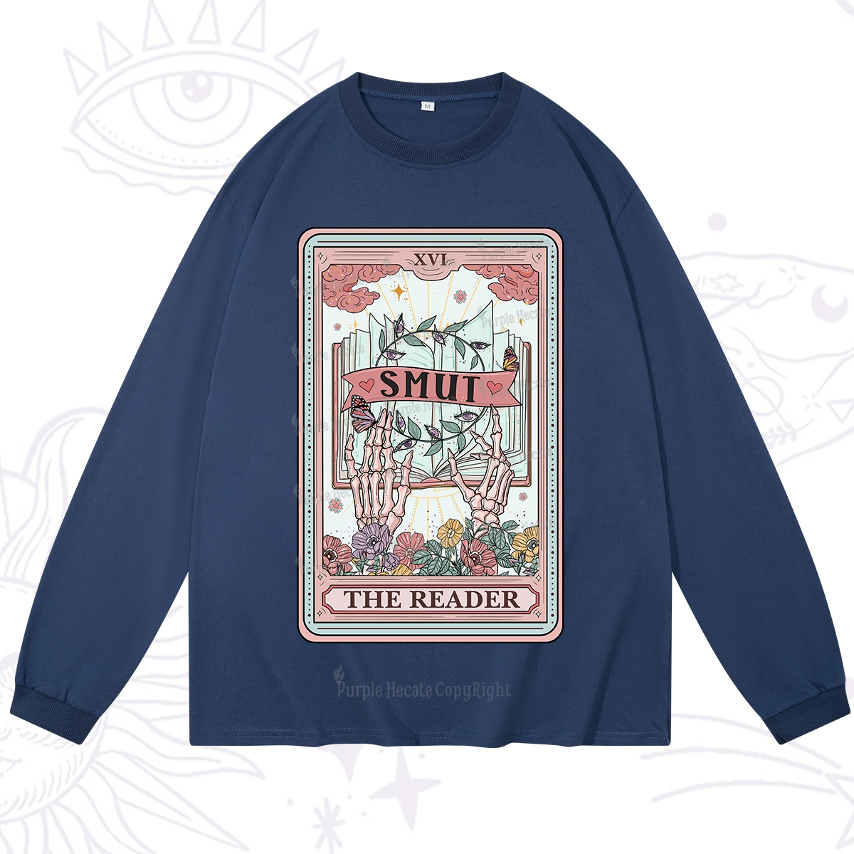 Purplehecate The Smut Reader Tarot Long Sleeve T-Shirt