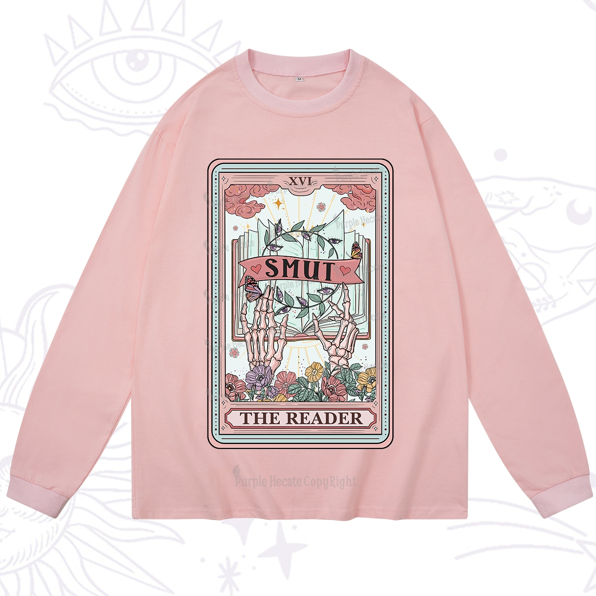 Purplehecate The Smut Reader Tarot Long Sleeve T-Shirt