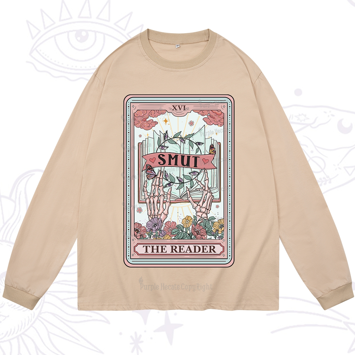 Purplehecate The Smut Reader Tarot Long Sleeve T-Shirt