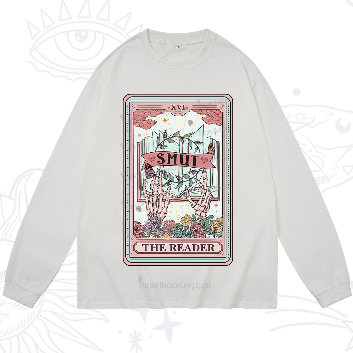 Purplehecate The Smut Reader Tarot Long Sleeve T-Shirt