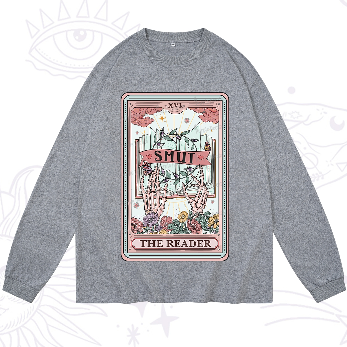 Purplehecate The Smut Reader Tarot Long Sleeve T-Shirt