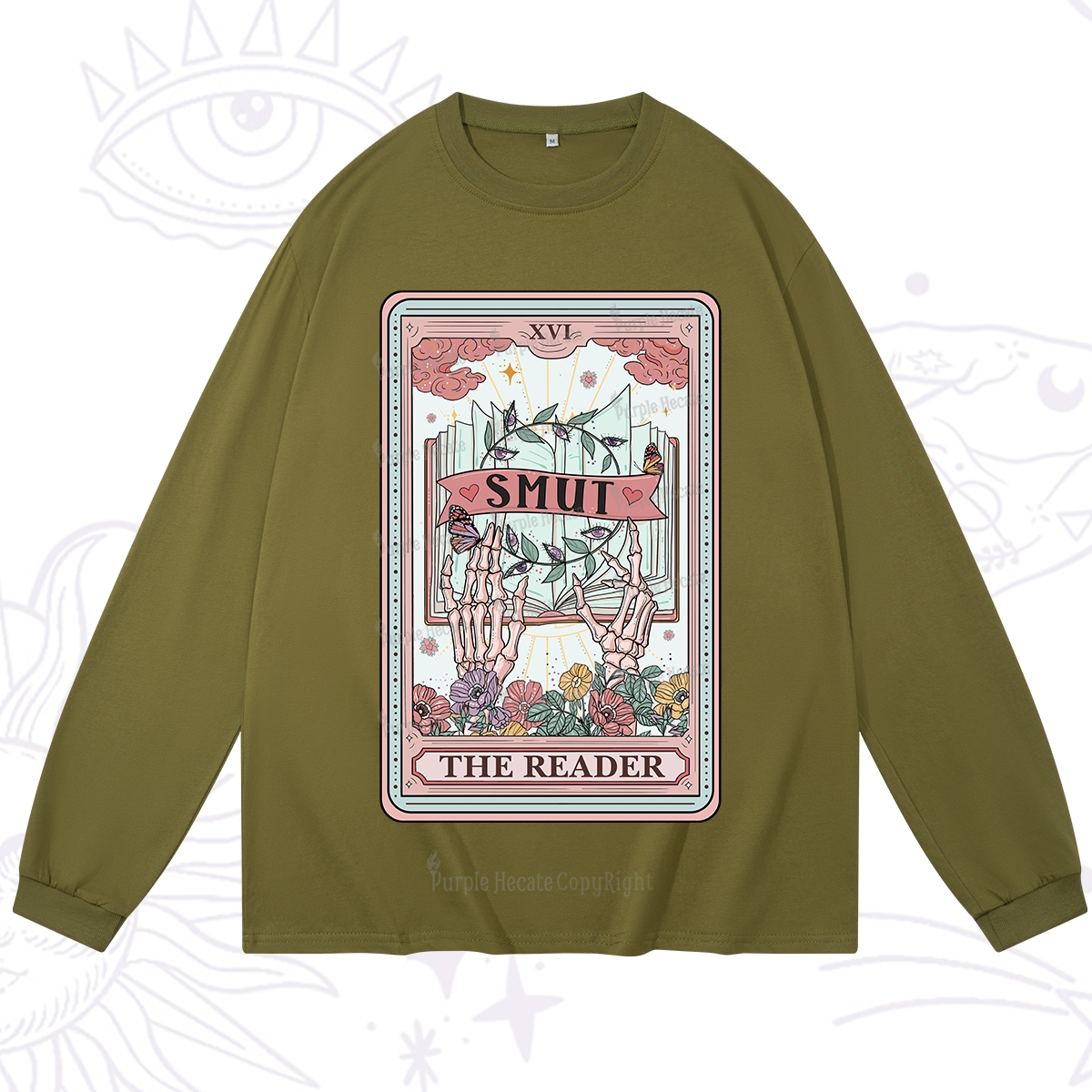 Purplehecate The Smut Reader Tarot Long Sleeve T-Shirt