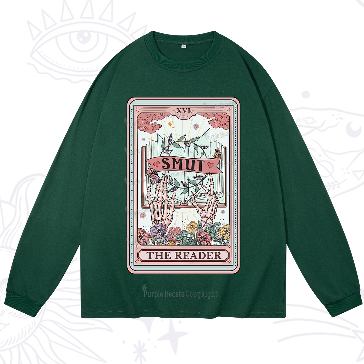 Purplehecate The Smut Reader Tarot Long Sleeve T-Shirt