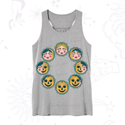 Purplehecate Lunar Skull Cycle Tank